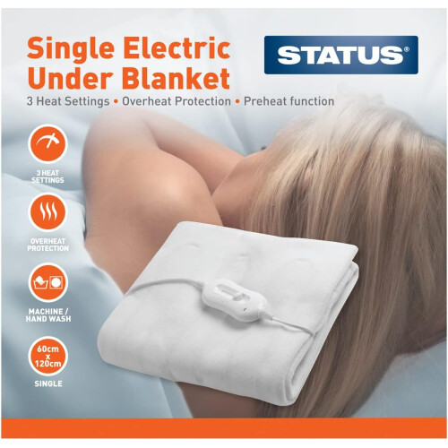 Status STATUS SEB-40W1PKB Electric Underblanket - Single