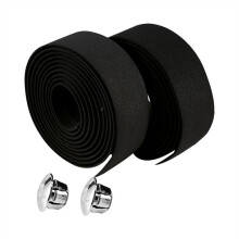 (Black)2 pièces ruban adhésif de guidon de vélo de route vélo barre de chute enveloppe sport antidérapant extérieur