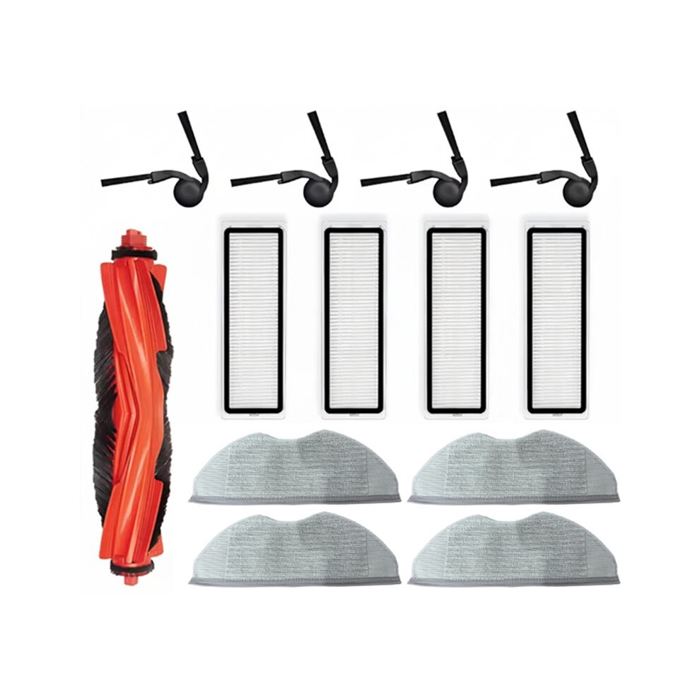 For Mijia S40 / Ov81 Vacuum Cleaner Spare Parts Vacuum Main Brush Side Brush Hepa Filter Mop Cloth 4711101883831