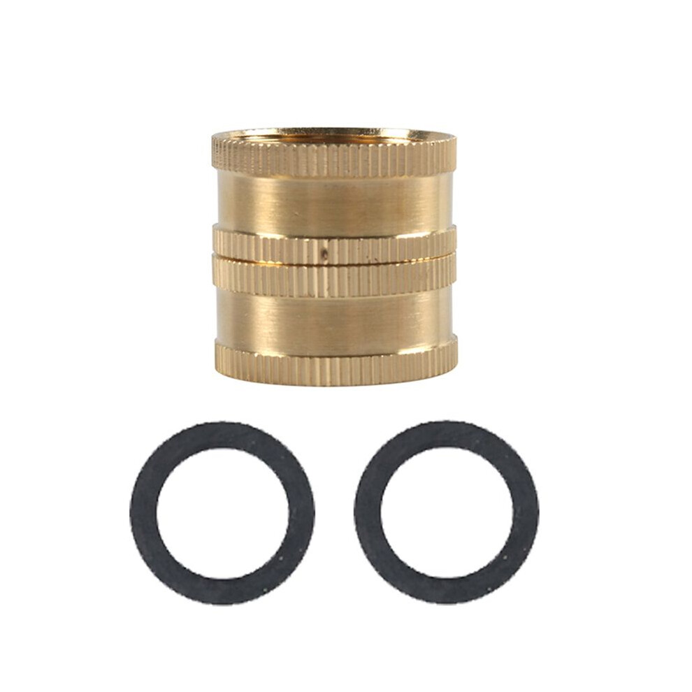 3/4Inch Female To Female Swivel Hose Adapter, 1/2In To 3/4In Quick Connect For Rv Exterior Shower Facuet Pf247007 4852693563142