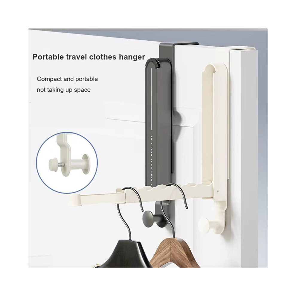 Expandable Folding Wall Hook - Portable Drying Rack, Hidden Robe, Towel, Coat Hook,Door Back Hooks,Sticky Towel Hanger A 4852693524495