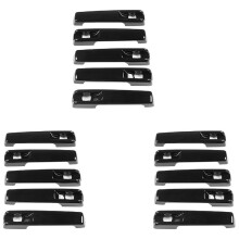 15x Gloss Black Outside Exterior Door Handle Protector Cover Trim for G-Class W461 W463 G55 G63 G500 2001-2021