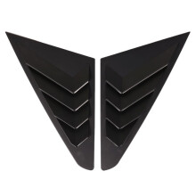 Rear Side Window Louvers, Scoop Louvers Cover Blinds for 5 MG5 2021 Car Exterior Accessories, Matte Black Style