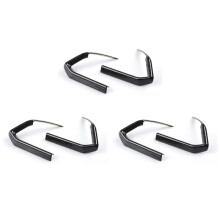 6x Car Accessories, Carbon Fiber Interior Steering Wheel Button Sequin Decorative Cover, for 3 6 Cx-4 Cx-5 CX-9