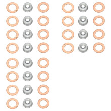 3X Injector Seal Kit Injector Gasket 19077-53650 15841-53622 15221-94020 for D1105 V2203 D905 D1005 V3300 V3600