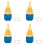 4X Engine Coolant Temperature Sensor 14919-32019A Engine Coolant Temperature Sensor for ,  22630-43Y00 2