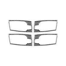 Dla Serii 5 E60 2004-2007 Carbon Fiber Car Wewnętrzna Klamka Drzwi Naklejka Dekoracyjna Akcesoria Wewnętrzne
