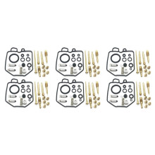 För Hawk 400 CB400T CB400 N 1980-81 Carburator Repair Carb Rebuild Kit 6 Set