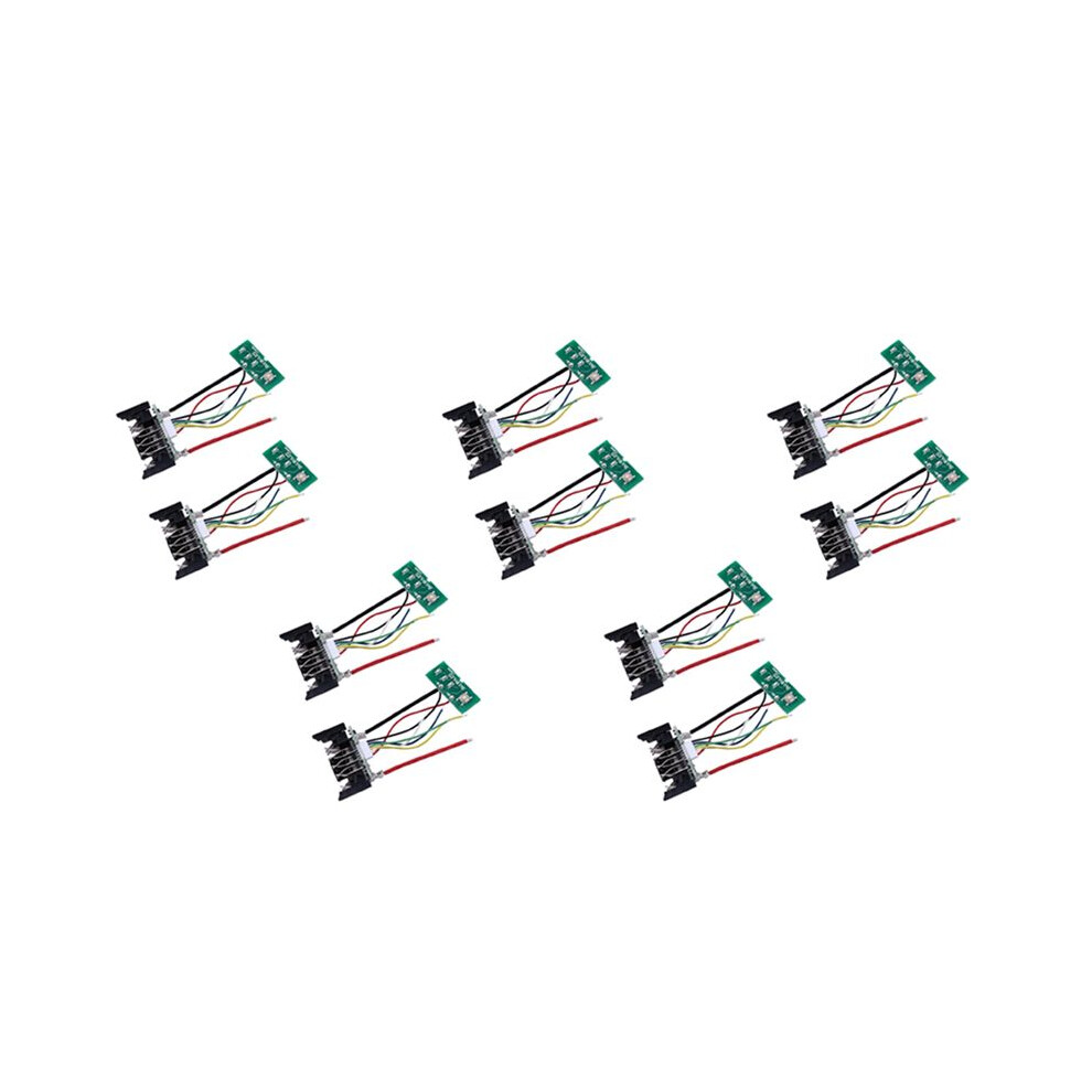10Pcs Dcb200 Li-Ion Battery Pcb Charging Protection Circuit Board For 18V 20V Dcb201 Dcb203 Dcb204 4714014068906