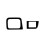 Car ETC Trim Frame Headlight Adjustment Trim Frame ESP Button Trim Frame for  N-BOX 2024 RHD Bright Black 1