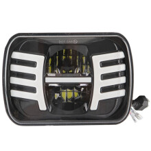 5X7 Inch Led-Koplamp 7X6 Led Sealed Light Lamp met Hoog Dimlicht voor YJ Cherokee XJ
