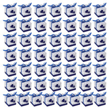 50Pcs Square Candy Boxes Multipurposes Organization-Navy Blue1