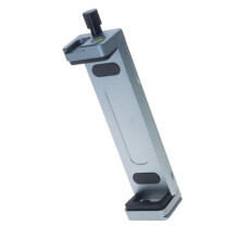 Support de téléphone réglable avec bouton serré,- gris argenté