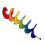 Various Colorful Rainbow Curlie Spinners Ornaments for Patios-S 1