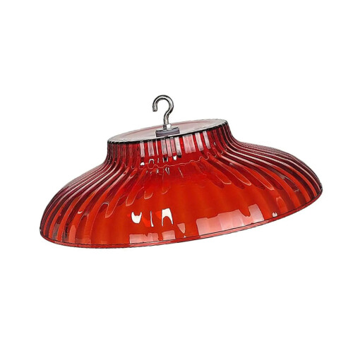 Water Resistant Wild Bird Food Protector Hanging Rainproof-red