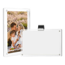 Support Photo pour Pare-Soleil de Voiture, Cadre Photo Magnétique pour Voiture, Clip Universel pour Pare-Soleil de Voiture pour Personnaliser Votre