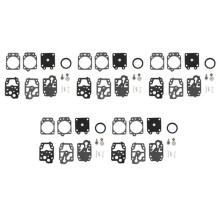 5Sets Carburetor Repair Rebuild Gasket Needle Kit for Walbro K20-WYJ Echo Toro Homelite Trimmer
