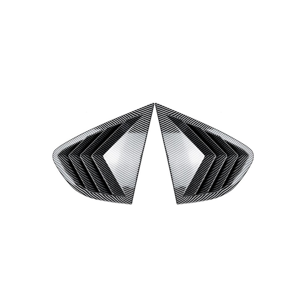 Car Rear Window Louvers Shutters Blinds Cover Trim For X4 F26 2014-2018 Car Trim Accessories Carbon Fiber Texture 6131797879242