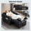 Homcom HOMCOM 3-in-1 Sofa Bed, Convertible Sleeper Chair with Adjustable Backrest 6