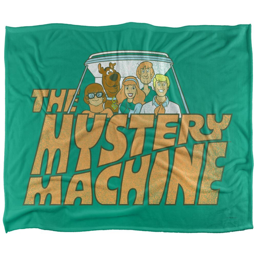 Scooby Doo The Mystery Machine Group Shot Blanket Multicoloured