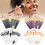 (Purple Black)20 Eye Makeup Brushes Beauty Tools Eyeshadow Brush Long Rod Set Gift Durable 7