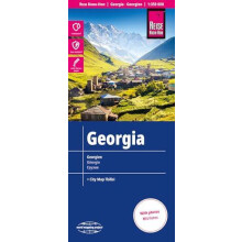 Georgie Map including Tbilisi city map Other Book