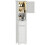 Homcom HOMCOM 170cm Tall Bathroom Storage Cabinet with LED Light, Adjustable Shelf 2