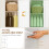 Homcom HOMCOM 170cm Tall Bathroom Storage Cabinet with LED Light, Adjustable Shelf 6