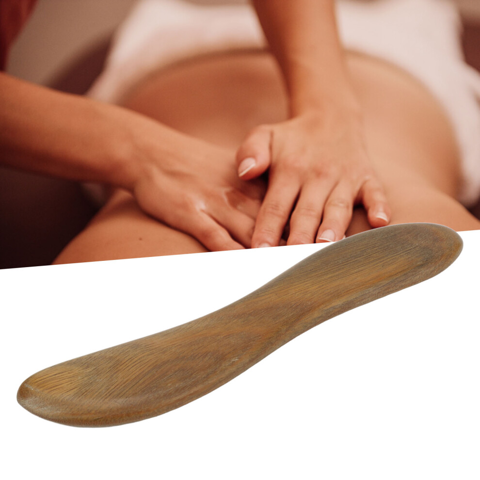 Sandalwood Gua Sha Tool for Face & Neck, Portable, Safe Massage