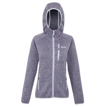 (16 UK, Wisteria/Lilac Hint) Regatta Womens/Ladies Newhill II Marl Full Zip Hoodie