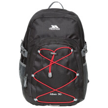 (One Size, Black/Red) Trespass Albus 30 Litre Casual Rucksack/Backpack