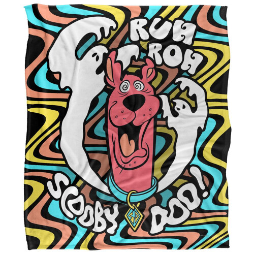 Scooby Doo (58in x 36in, Multicoloured) Scooby Doo Ruh Roh Blanket