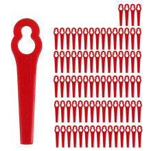 80 lames de rechange en plastique de 8,3 cm pour coupe-bordures et tondeuses Bosch Einhell