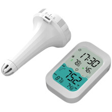 Draadloze Zwembadthermometer -20-60C, Gemakkelijk Af Te Lezen voor Badwater, Spa'S, Aquaria en 500 Voet Drijvende Zwembadthermometer