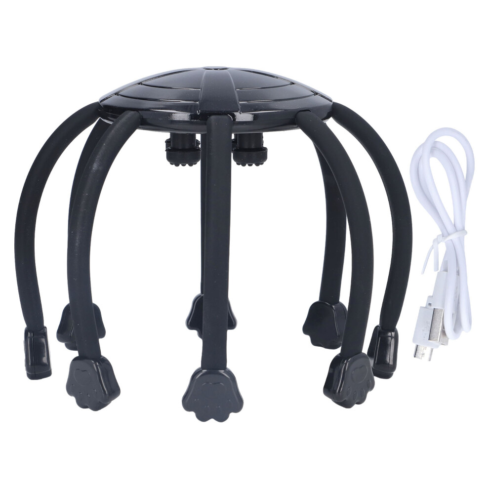 Adjustable Mode Head Massager For Scalp Stimulation, Rechargeable Octopus Claw Shape Massager With Ergonomic Design For Stress Relief