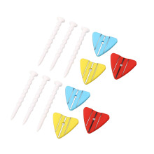 2 Golf Tees Set Verstellbare ABS Kunststoff auf dem Platz Trainingsausrüstung