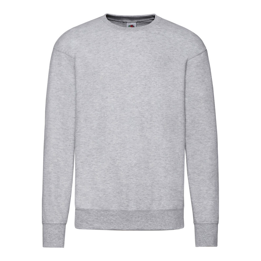 Fruit Of The Loom (M, Heather Grey) Unisex Adult Lightweight Set-In Sweatshirt