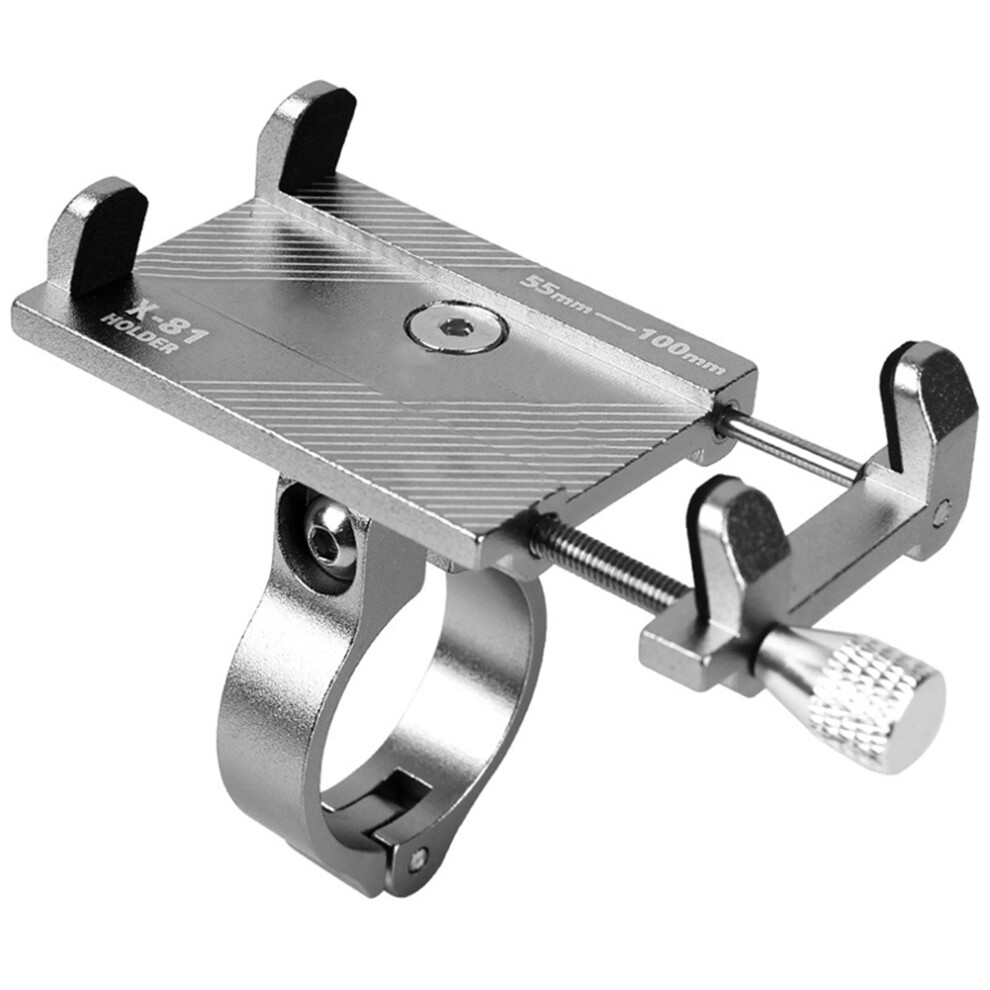 Bike Cell Phone Mount, Sturdy Safe Holder For Handlebar, Cnc Aluminum Alloy Construction Guarantees Longevity, Fashionable Simple Appearance Suits 9425574541048