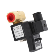 Valvola di scarico elettronica con timer, DC24V, ottone, IP65