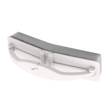 Cepillo de limpieza de esponja plegable, mango plegable, 8 x 5 x 22,5 cm, beige