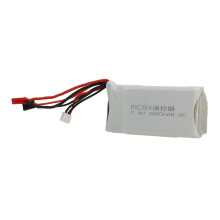 7,4 V 2800 mAh Lithium-Polymer-Akku für RC8X, RC6GS und RC4GS Autos
