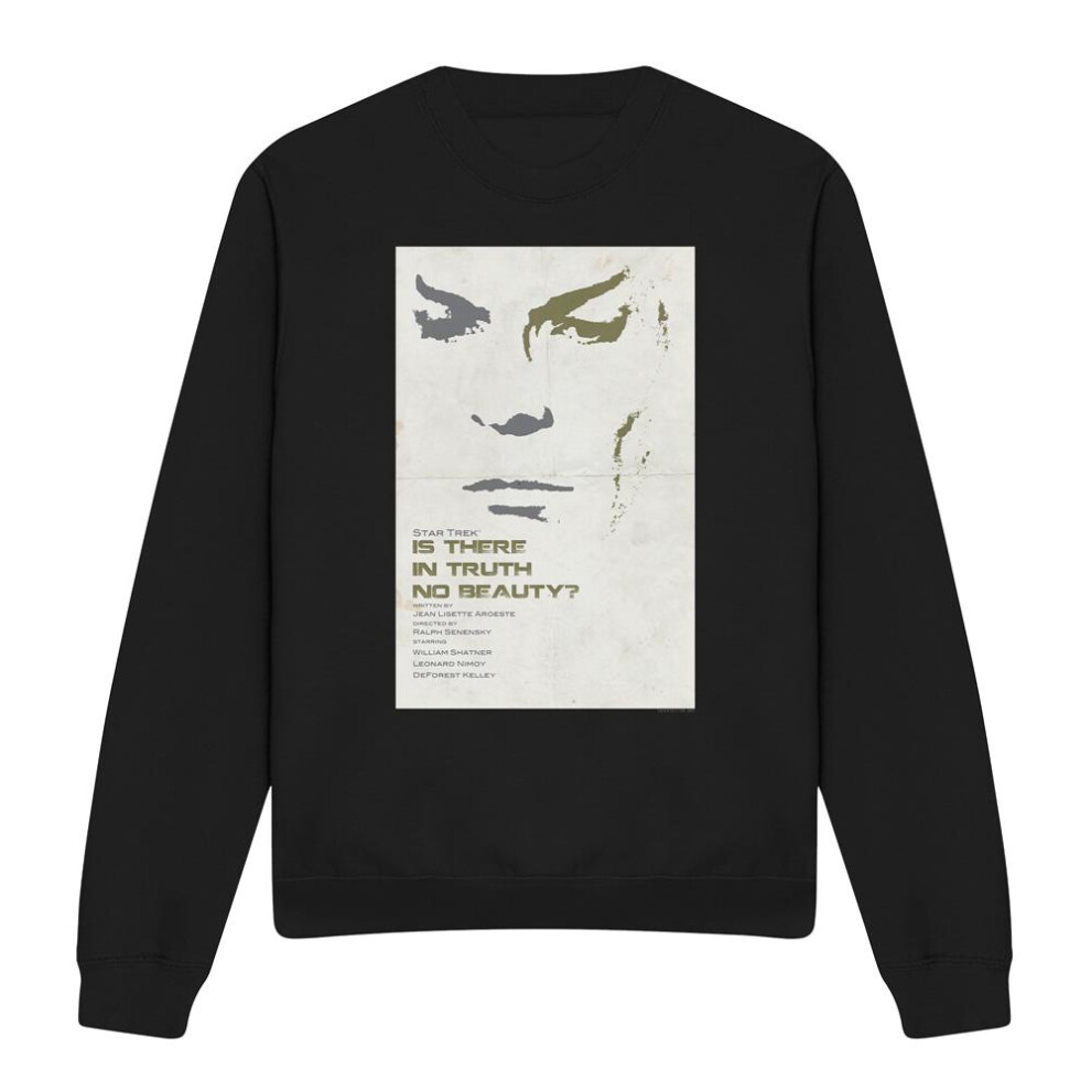 Star Trek (L, ) Unisex Adult The Original Series Episode 60 Sweatshirt Black