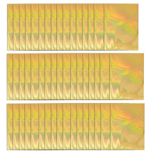 Feuille réactive dorée créative A 4, 50 feuilles de-l'or laser