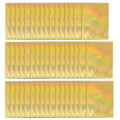 Feuille réactive dorée créative A 4, 50 feuilles de-l'or laser