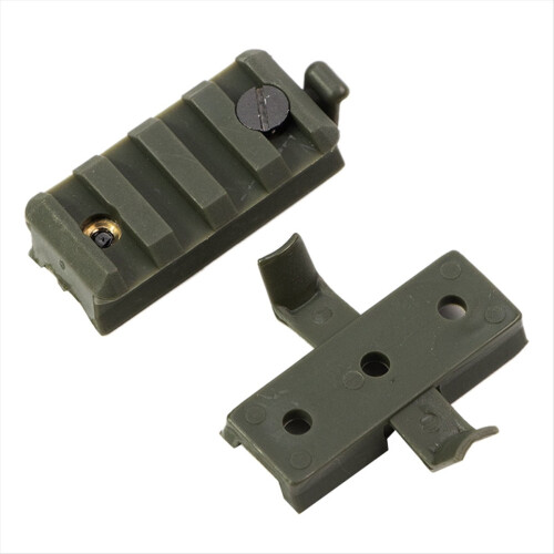 1 Pair Nylon Lead Rail Helmet Flashlight Clip Slid