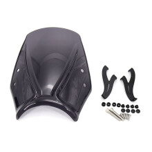 Motorcycle Windshield Wind Deflector Windscreen Fairing Baffle Cover for Trident 660 Trident660 2021 2022(Smoke Gray)