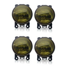 4Pcs Fog Light Lamp Yellow Lens Car Front Bumper Fog Light Replacement H11 Bulb F4 for Focus