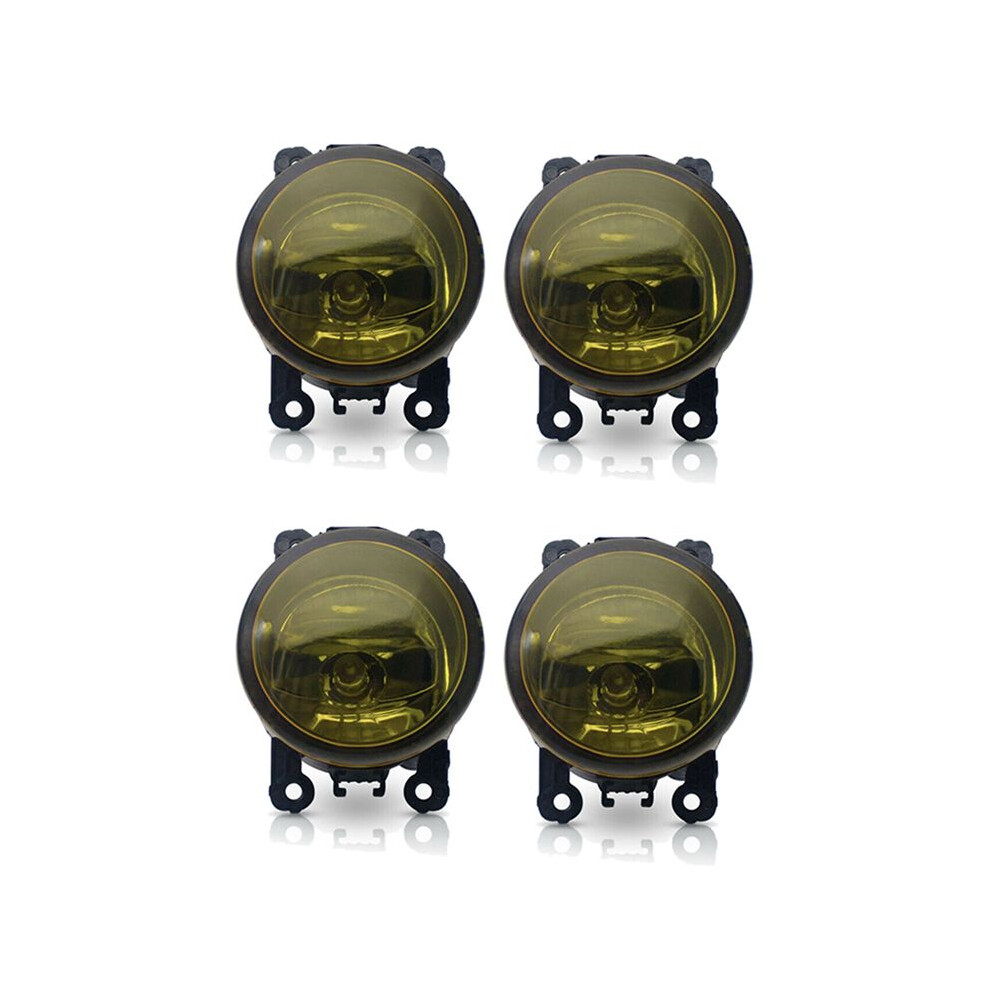 4Pcs Fog Lamp Lens Car Front Bumper Fog Replacement H11 Bulb F4 For Focus Light/Yellow 6031577696987