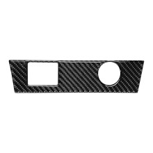 Carbon Fiber For Mustang 2024 2025 Car Center Console USB Charger Panel Cover Trim Interior Accessories