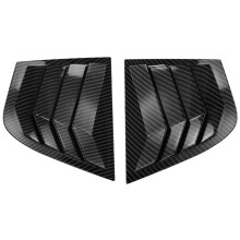 Biltillbehör Bakgaller Fönster Sidolucka Kåpa Trimdekal Ventilationsskop för Stinger 2018-2023,A